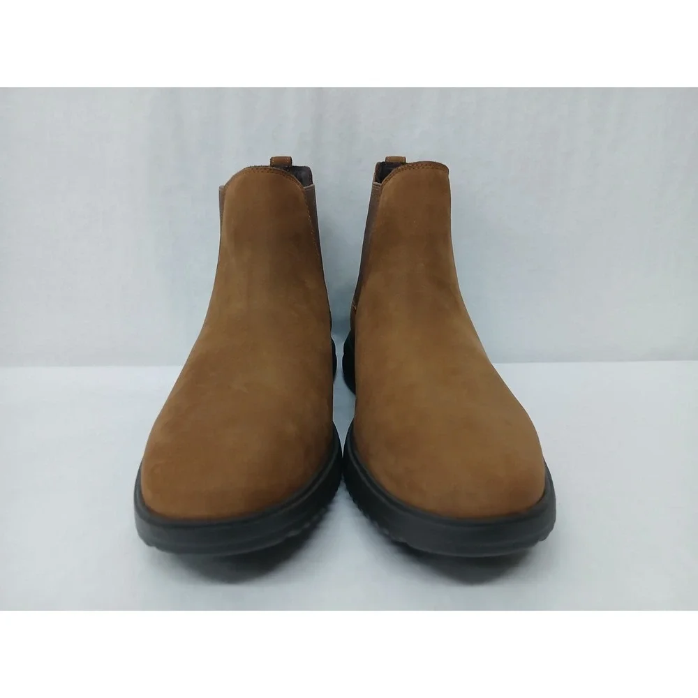 Cole Haan Men's Grand Plus Leather Chelsea Boot C38789‎ Lumber Java Brown Sz 13